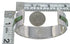 Authentic Sterling Silver Turquoise Inlay Southwest Cuff Bracelet VX60543